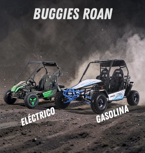 Buggies Roan el&eacute;ctricos y de gasolina para ni&ntilde;os y adultos